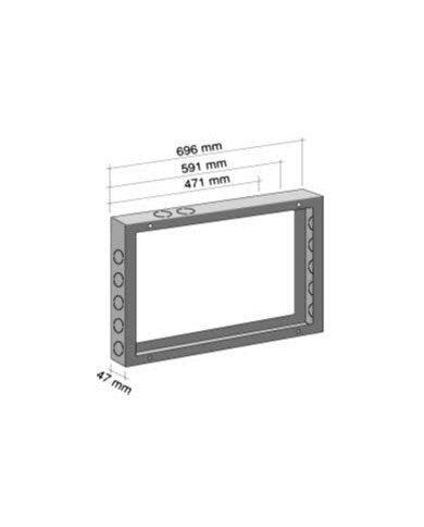 Controtelaio per scarico sdoppiato 471mm 3000