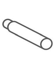 Tubo 50cm alluminio d.32