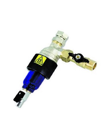 Filtro magnetico 3/4 c/valvola sfera