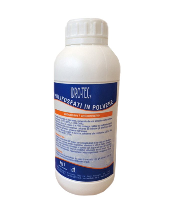 Confezione polifosfato in polvere Kg1 anticalcare
