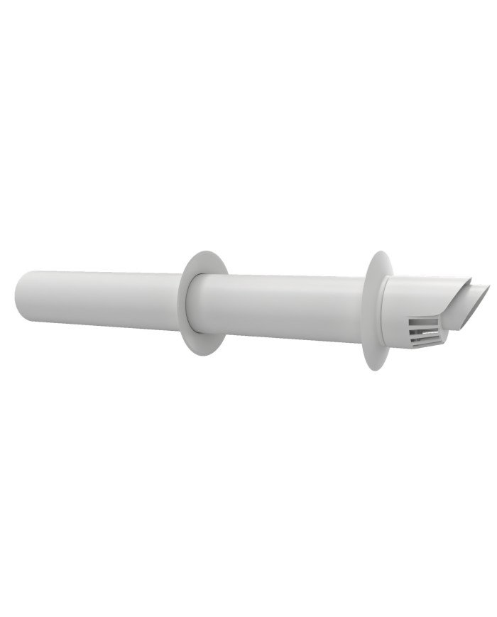 Prolunga coassiale pp/pp 60/100 scarico bianco