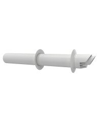 Prolunga coassiale pp/pp 60/100 scarico bianco