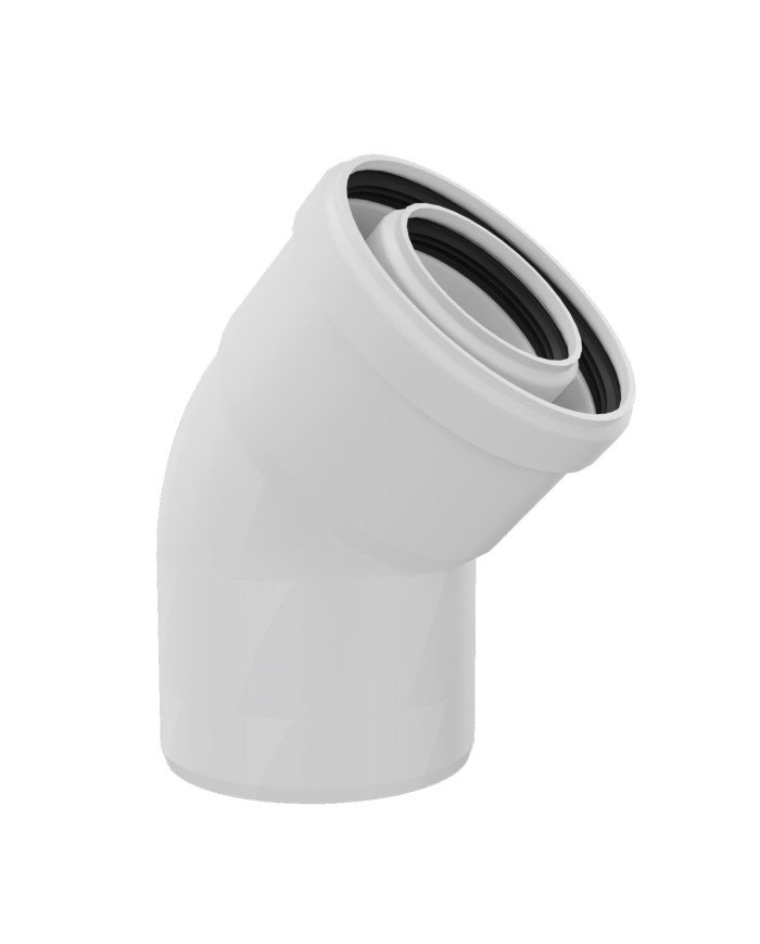 Curva coassiale pp/pp condensazione