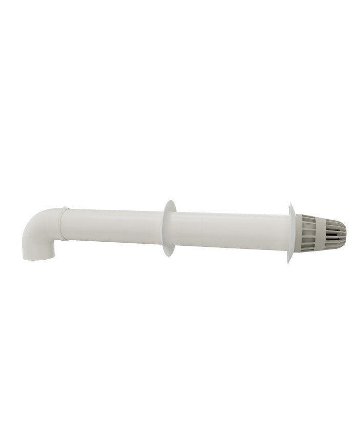 Kit Coassiale METALLO/ALLUMINIO x sscaldabagni