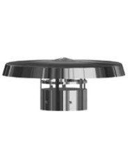 Terminale verticale inox fumi