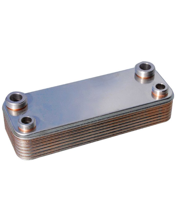 Scambiatore a piastre per termocamini