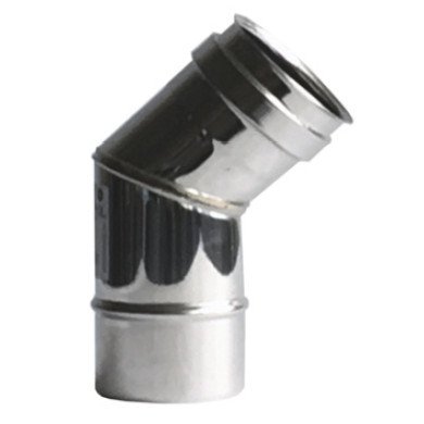 Curva 45° inox 304 Monoparete