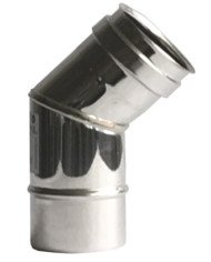 Curva 45° inox 316 Monoparete