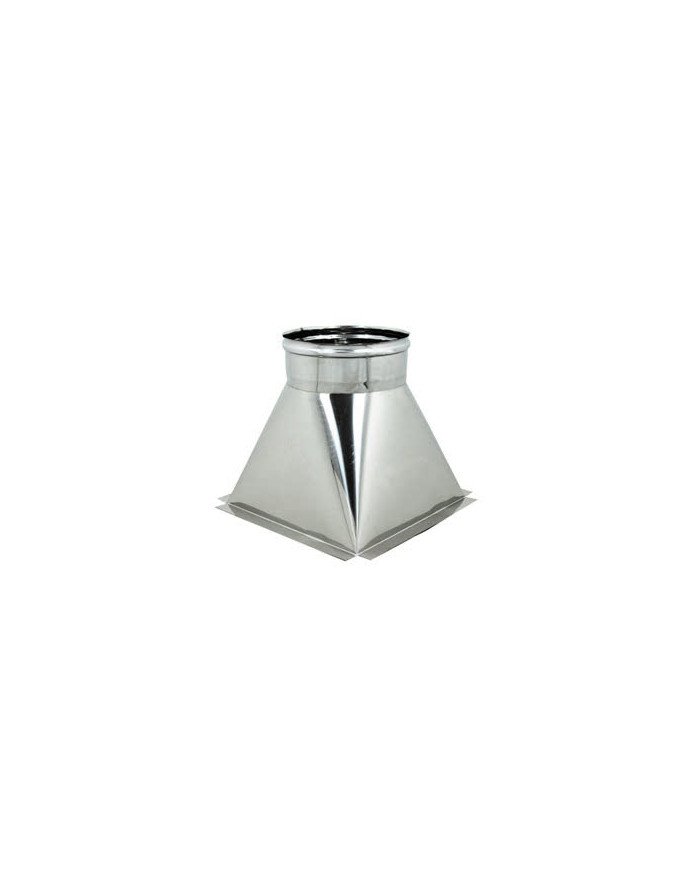 Raccordo Ispezione Tramoggia base quadra inox 316
