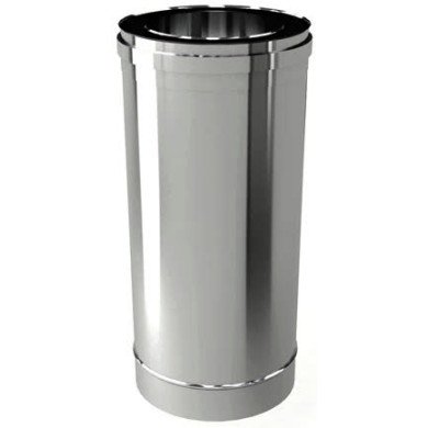 Tubo inox 316 doppia parete cm 50