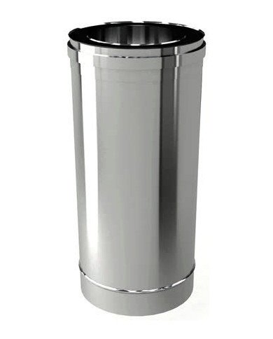 Tubo inox 316 doppia parete cm 100