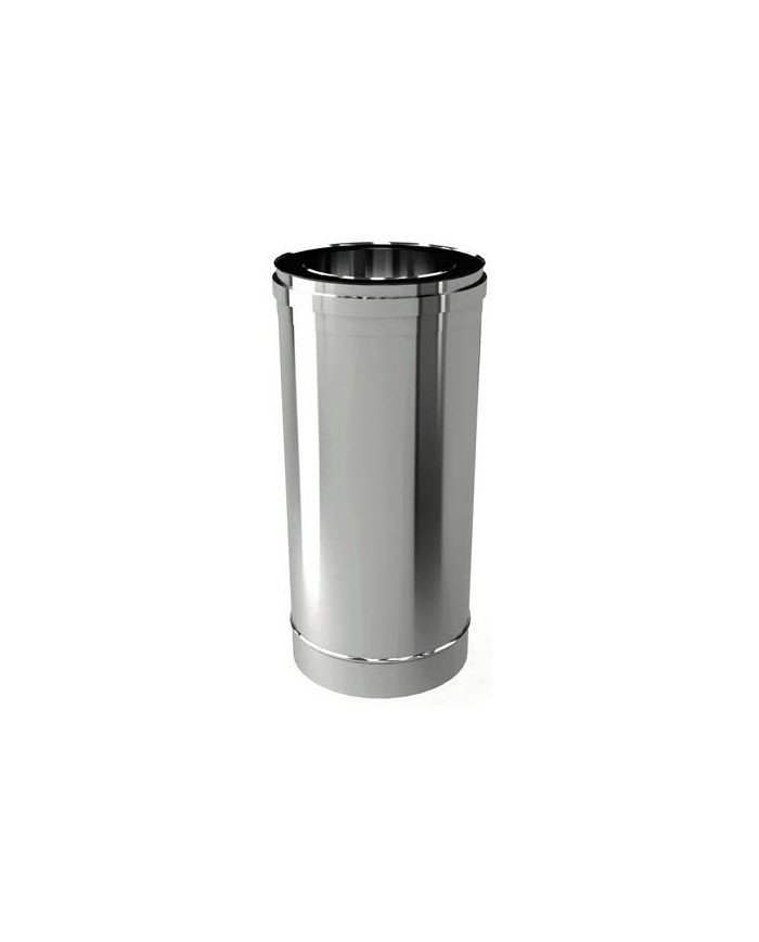 Tubo inox 316 doppia parete cm 100