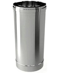 Tubo inox 316 doppia parete cm 100