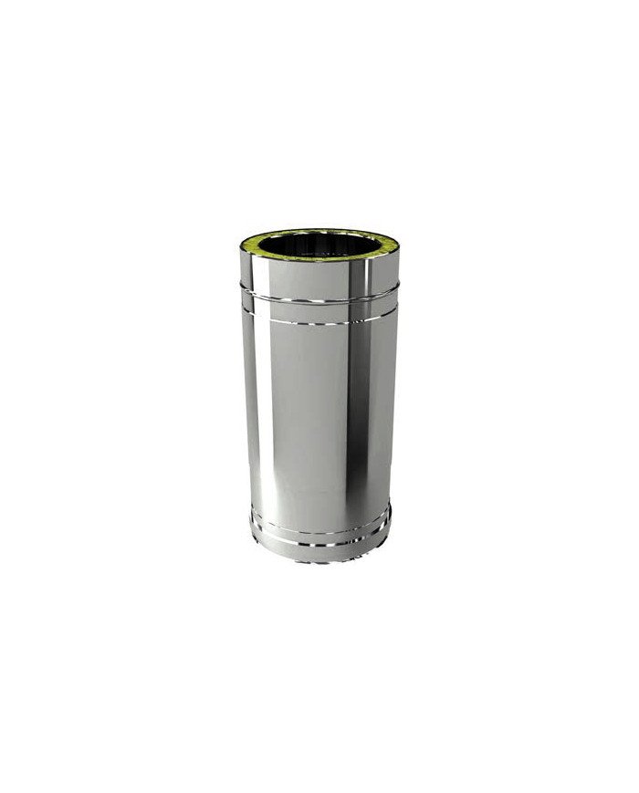 Tubo Telescopico inox 316 doppia parete weber cm 100