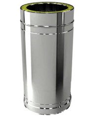 Tubo Telescopico inox 316 doppia parete weber cm 100