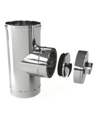 Modulo Ispezione a Tee inox 316 Doppia parete