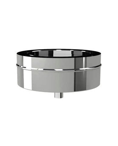 Tappo inox 316 raccogli condensa DOPPIAPARETE