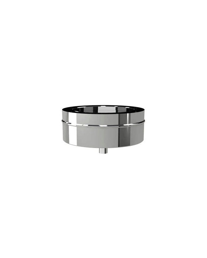 Tappo inox 316 raccogli condensa DOPPIAPARETE