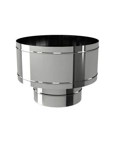 Cappello antivento inox 316 doppiaparete