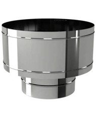 Cappello antivento inox 316 doppiaparete