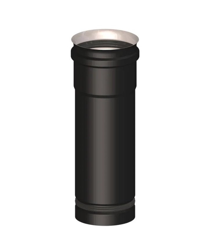 Elemento telescopico MF inox 316 nero monoparete