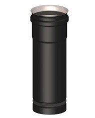 Elemento telescopico MF inox 316 nero monoparete