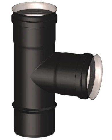 Tee 90° inox nero inox 316