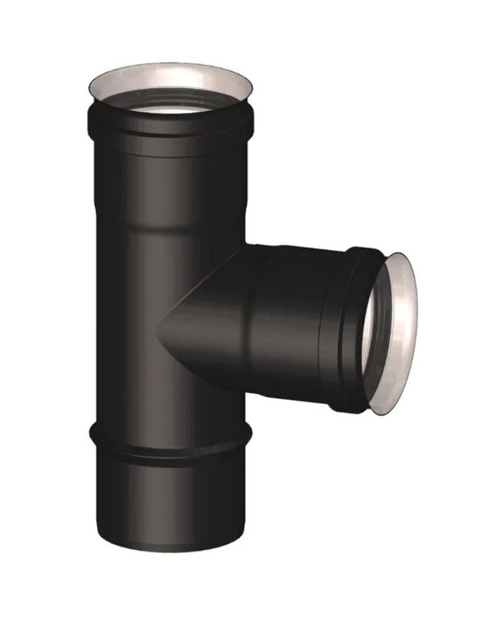 Tee 90° inox nero inox 316