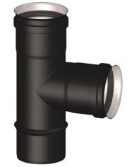 Tee 90° inox nero inox 316
