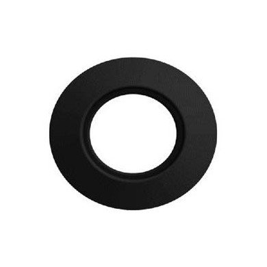Rosone coprimuro nero inox 316