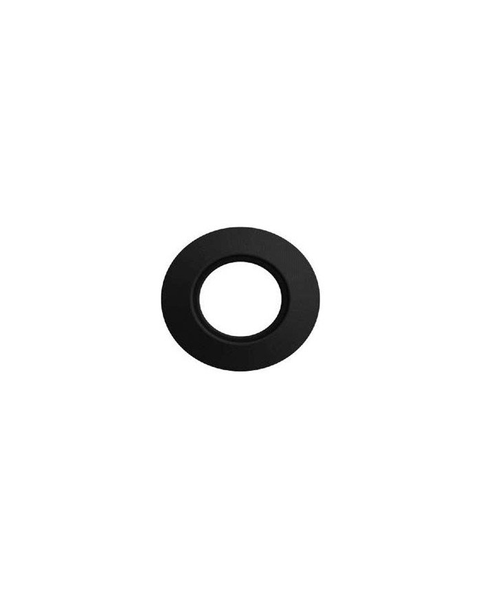 Rosone coprimuro silicone nero ino x316