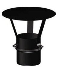Cappello Antivento nero inox 316