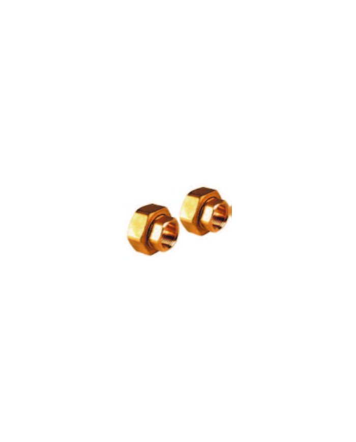 Coppia bocchettoni in Ottone FF