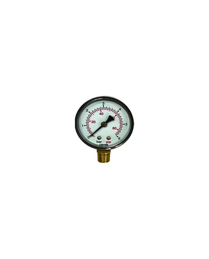 Manometro ABS Attacco Radiale DN50 1/4 GC+PSI