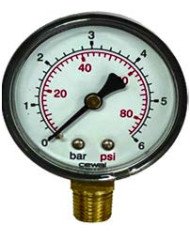 Manometro ABS Attacco Radiale DN50 1/4 GC+PSI