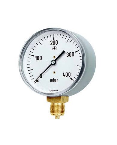 Manometro a Polmone attacco radiale Cewal
