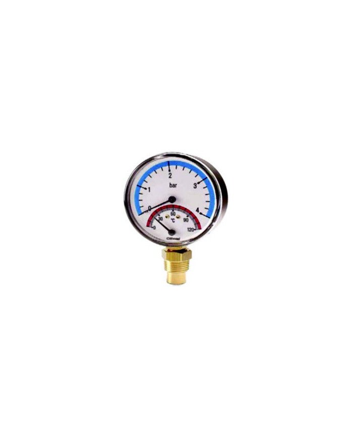 Termometro bar 0-4 120° attacco radiale DN80