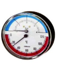 Termometro bar 0-4 120° attacco posteriore DN80