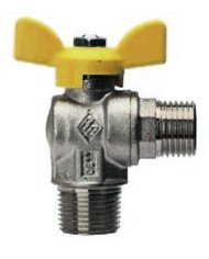 Rubinetto gas angolo 1/2