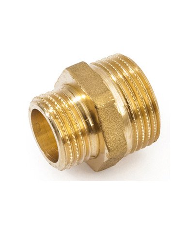 Nipple ridotto ottone giallo