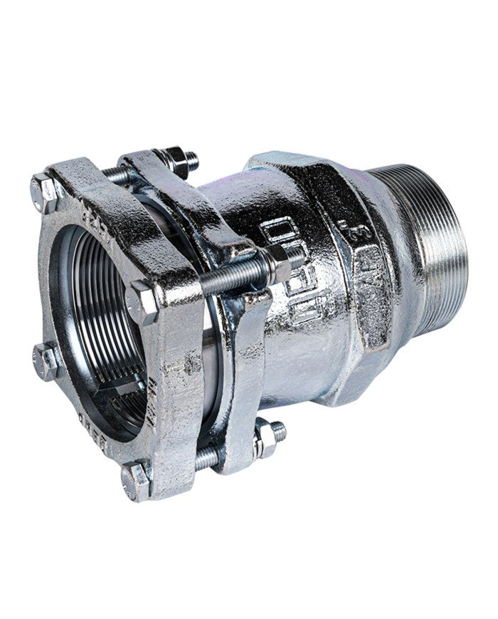 Raccordo M compressione ghisa