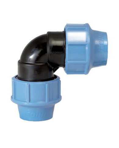 Gomito 90° PVC tubo polietilene