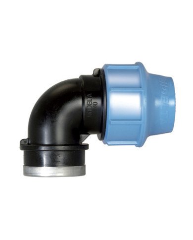 Gomito 90° Femmina PVC tubo polietilene