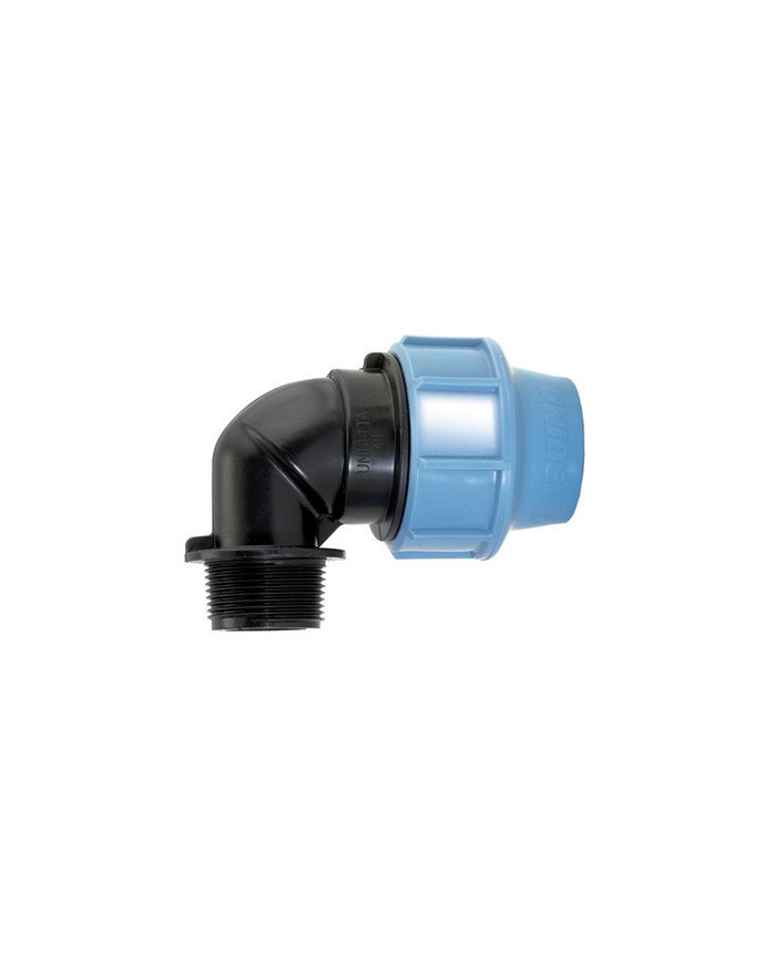 Gomito 90° Maschio PVC tubo polietilene