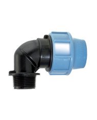 Gomito 90° Maschio PVC tubo polietilene