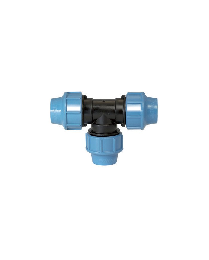 Tee PVC tubo polietilene