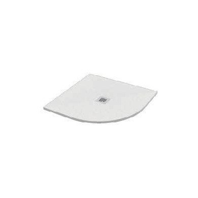 Piatto doccia Semicircolare Ercos Marmoresina H3 foro d90