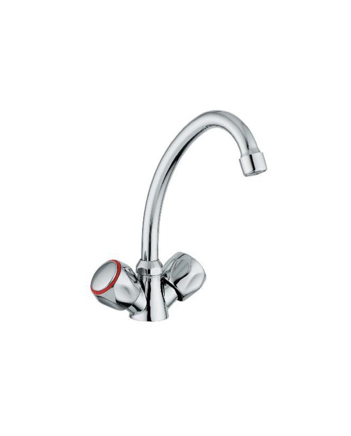 Rubinetto 2 manopole sopralavello