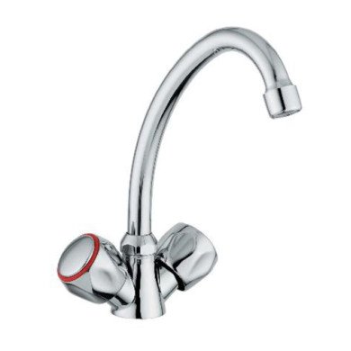 Rubinetto 2 manopole sopralavello