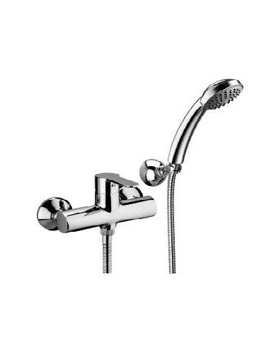 Miscelatore esterno doccia blu